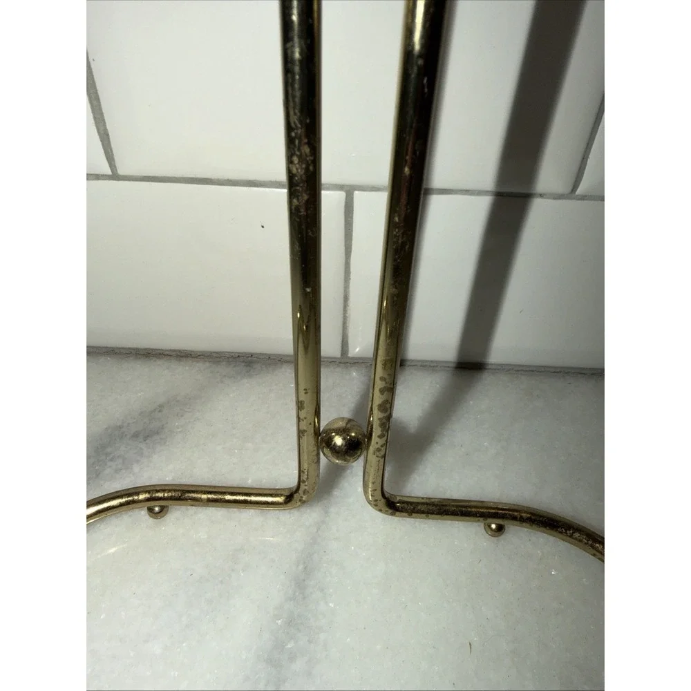 Vintage Gold Metal‎ Hand Towel Stand Holder GW994